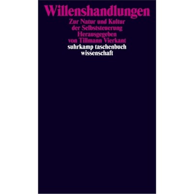 预订【德语】Willenshandlungen:Zur Natur und Kultur der Selbststeuerung