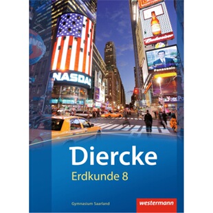 预订不退不换德语 Diercke Erdkunde - Ausgabe 2011 für Gymnasien im Saarland[9783141146271]