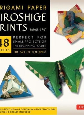 预订Origami Paper - Hiroshige Prints - Small 6 3/4