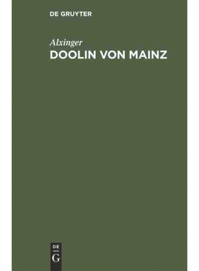 按需印刷DEG Doolin von Mainz[9783111274560]