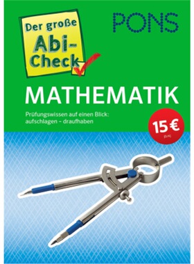 预订不退不换德语 PONS Der große Abi-Check Mathematik[9783125625655]
