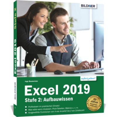 预订【德语】 Excel 2019 - Stufe 2: Aufbauwissen:Das umfassende Lernbuch für Fortgeschrittene