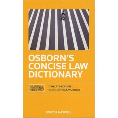 预订Osborn's Concise Law Dictionary