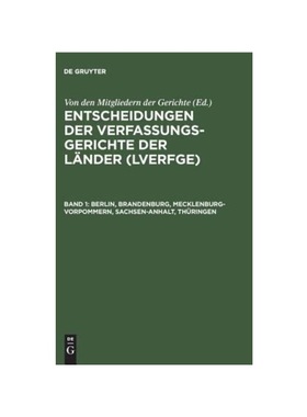预订【德语】Berlin, Brandenburg, Mecklenburg-Vorpommern, Sachsen-Anhalt, Thüringen:Bis 31.12.1993