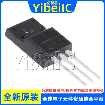 全新原装 STP5NK80ZFP TO-220F N-CH 800V 4.3A MOS场效应管 芯片