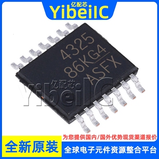 全新原装 OPA4325IPWR TSSOP-14 贴片 OPA4325IPW CMOS放大器芯片