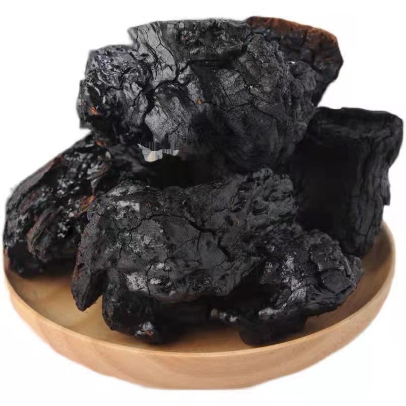 俄桦树茸黑油白桦茸黑金40-80年份桦褐孔菌黑油精块包邮