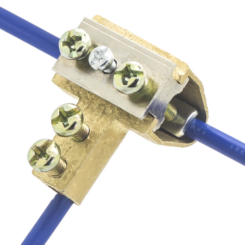 T型线夹导线分流器6-25平方电线三通接头铜电缆分支t接线端子连接