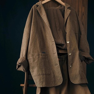 老式 女外套上衣秋季 织布机面料 西装 立体裁剪 可以传家