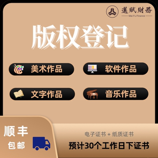 全国版权登记代理著作权美术音乐作品登记无形资产保护LOGO保护