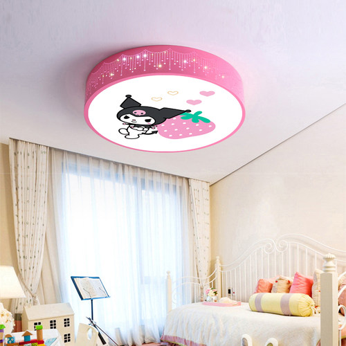 现代智能儿童房卡通吸顶灯 库洛米玉桂狗全光谱LED护眼卧室吸顶灯 - 封面