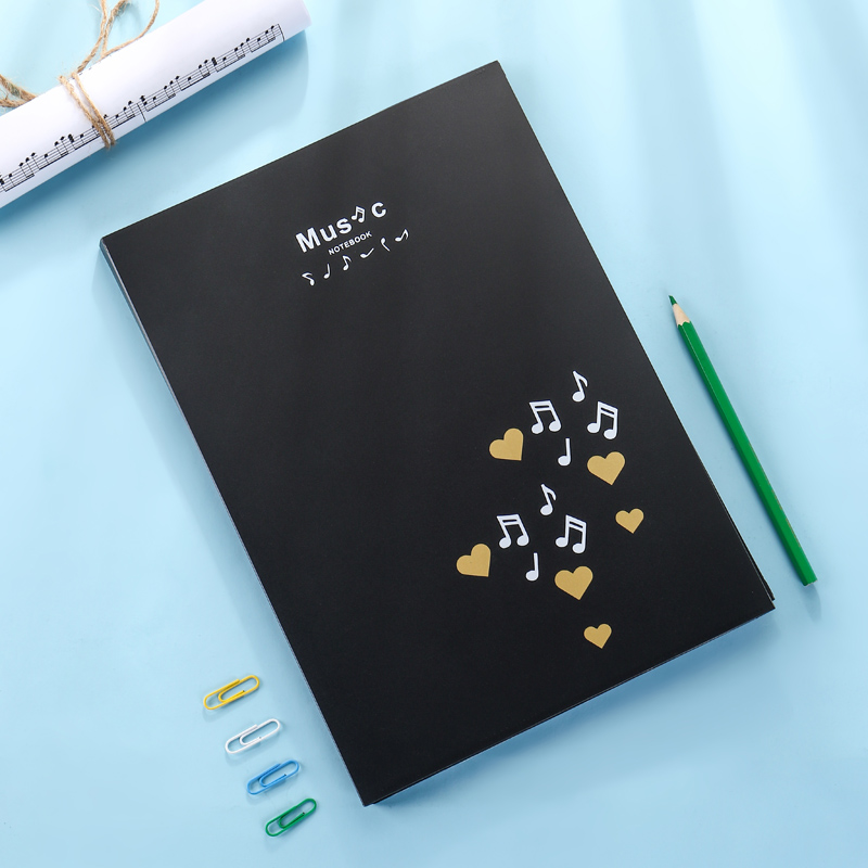 A4六页展开式可修改乐谱夹
