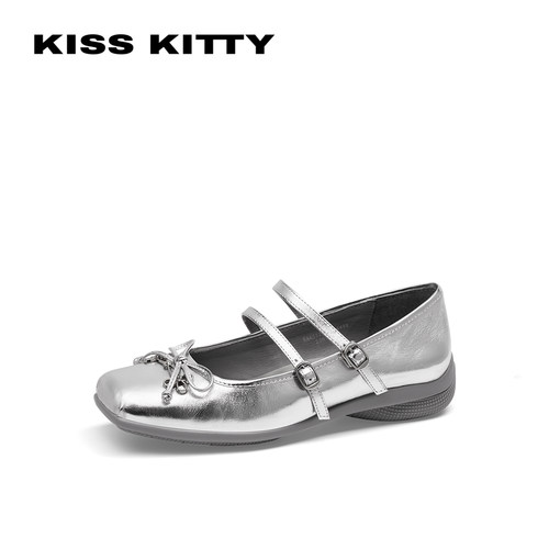 KISSKITTY法式方头芭蕾玛丽珍鞋