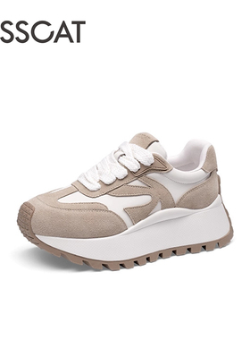 KISS CAT/接吻猫春秋厚底增高阿甘鞋运动休闲单鞋女KA54170-50