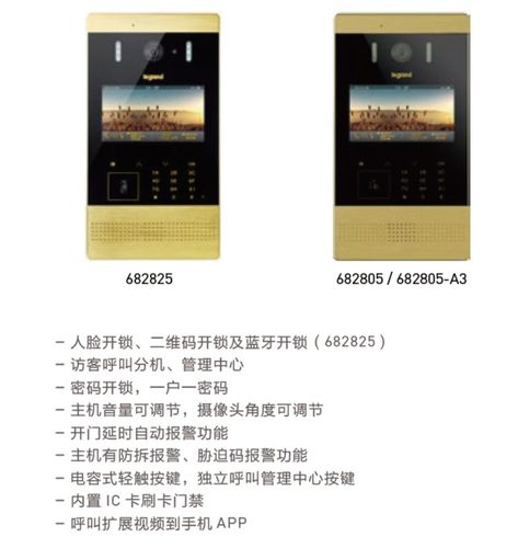 罗格朗单元主机682825人脸识别