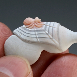 [原创]手工俏色雕刻蜘蛛葫芦小挂件喜从天降福禄玛瑙吊坠楼叔孤品