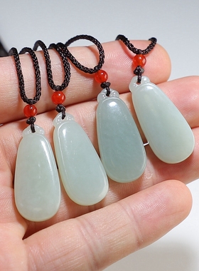 [有瑕特价处理]保真和田玉挂件 天然青白玉女款吊坠 楼叔孤品