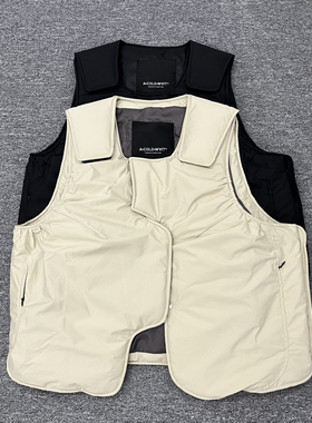 范丞丞同款ACW Travis不对称工装机能羽绒棉服保暖厚款马甲男女潮