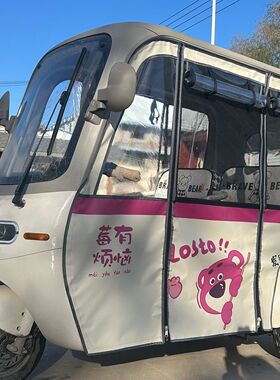 艾玛乐维ca500pro乐淘ca500pro一体棚车雨帘加厚卡通四季雨帘