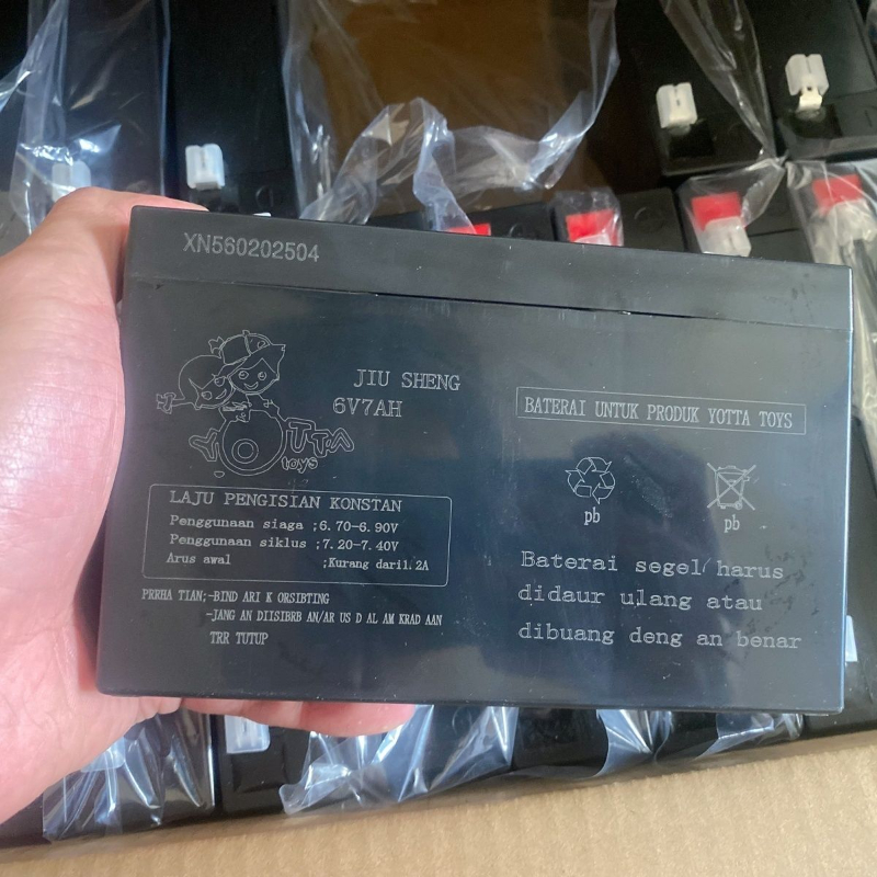 YOTTA JIUYISHENG蓄电池6V7AH童车 玩具车 电动摩托车 儿童车电瓶