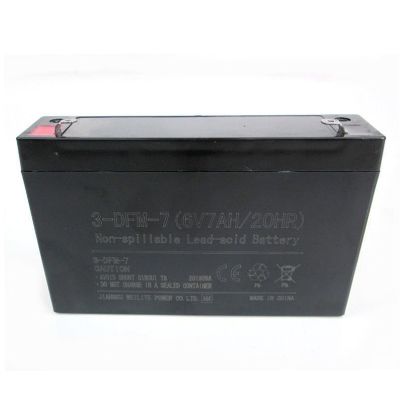 3-DFM-7罗赛特儿童电动童车三轮摩托车6v7ah车位锁电瓶铅酸蓄电池