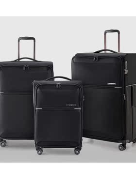 新秀丽超轻拉杆箱20寸万向轮登机箱可扩展防爆拉链行李箱