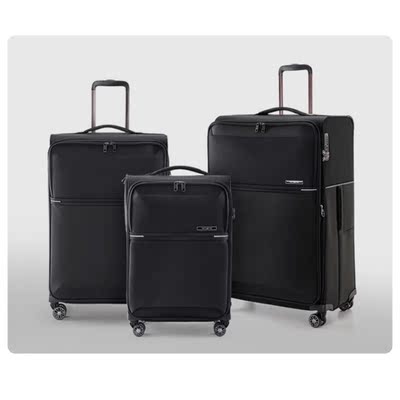 新秀丽超轻拉杆箱20寸万向轮登机箱可扩展防爆拉链行李箱