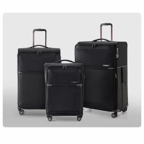 新秀丽超轻拉杆箱20寸万向轮登机箱可扩展防爆拉链行李箱