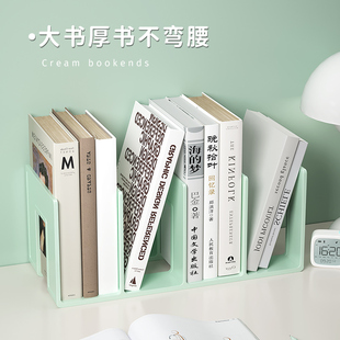 加大学生桌面书立阅读固定书本分隔板收纳书立架笔筒分类