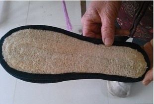 垫 垫皮鞋 男吸汗透气鞋 防滑保暖女鞋 运动鞋 垫防臭冬季 丝瓜络鞋