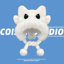 驯龙无牙仔可爱光煞毛绒帽子女冬季 加厚保暖显脸小雷锋帽潮 情侣款