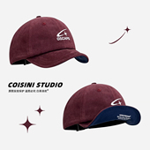 原创机能翻檐字母刺绣鸭舌帽子男女运动休闲百搭遮阳棒球帽情侣潮