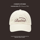 2026新款 字母刺绣休闲百搭鸭舌帽子女春夏学生情侣棒球帽显脸小潮