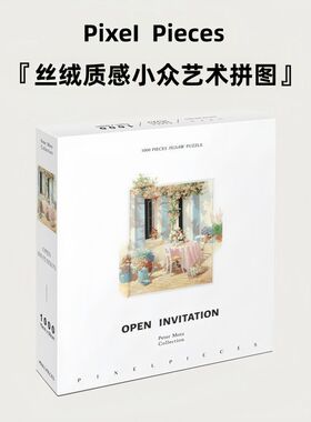 Pixel Pieces拼图客至1000片艺术装饰油画成人高难度治愈解压玩具
