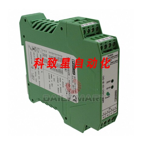 工业配件CONTAC MCR-VDC-UI-B-DC电压测量传感器