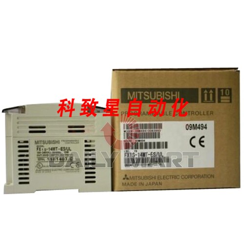 工业配件FX1S-14MT-ES/UL FX1S14MTES/UL PLC