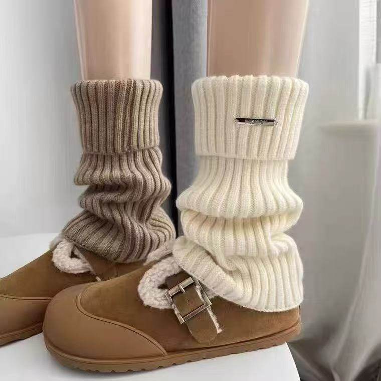 金袜郎金属标竖条毛线袜袜套中筒袜腿套袜套护膝字母辣妹堆堆袜,女士内衣/男士内衣/家居服,连裤袜/打底袜,淘宝优惠券,粉丝福利购,淘宝优惠卷