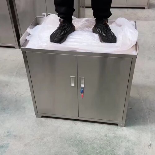 不锈钢餐边柜煤气罐灶台柜厨房橱柜置物架茶水柜水桶柜双门储物柜