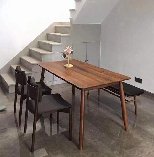 新加坡commune餐桌黑胡桃长方形