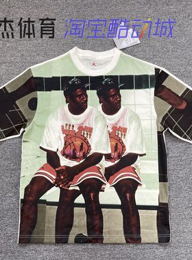 Nike AIR JORDAN FLIGHT 人物印花 AJ男子休闲短袖T恤 FN5955-133