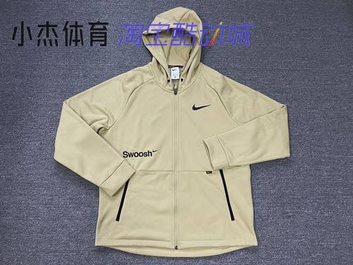 男子运动训练加绒夹克外套