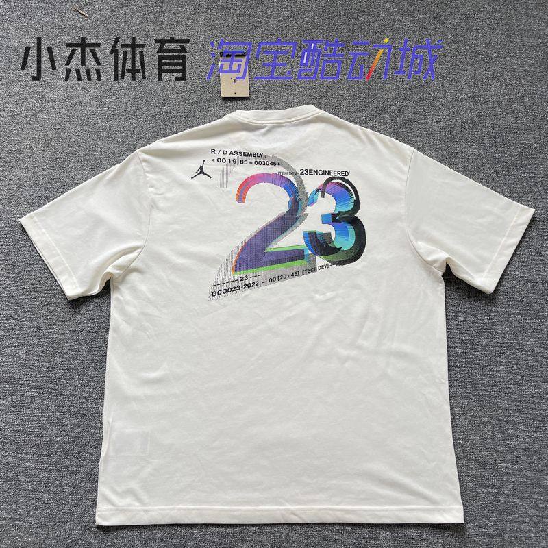 NIKE JORDAN 23背面印花透气男子针织运动短袖T恤 DM1419-901图片