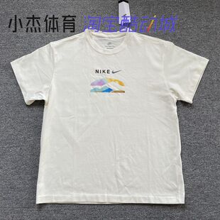 Nike/耐克 男子 印花运动休闲宽松纯棉 透气短袖T恤 HJ3958