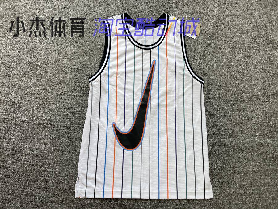NIKE/耐克 男子篮球运动速干训练透气休闲条纹无袖背心DX0436-010,运动服/休闲服装,运动T恤,淘宝优惠券,粉丝福利购,淘宝优惠卷