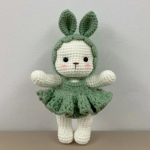 宝宝兔手工diy编织材料