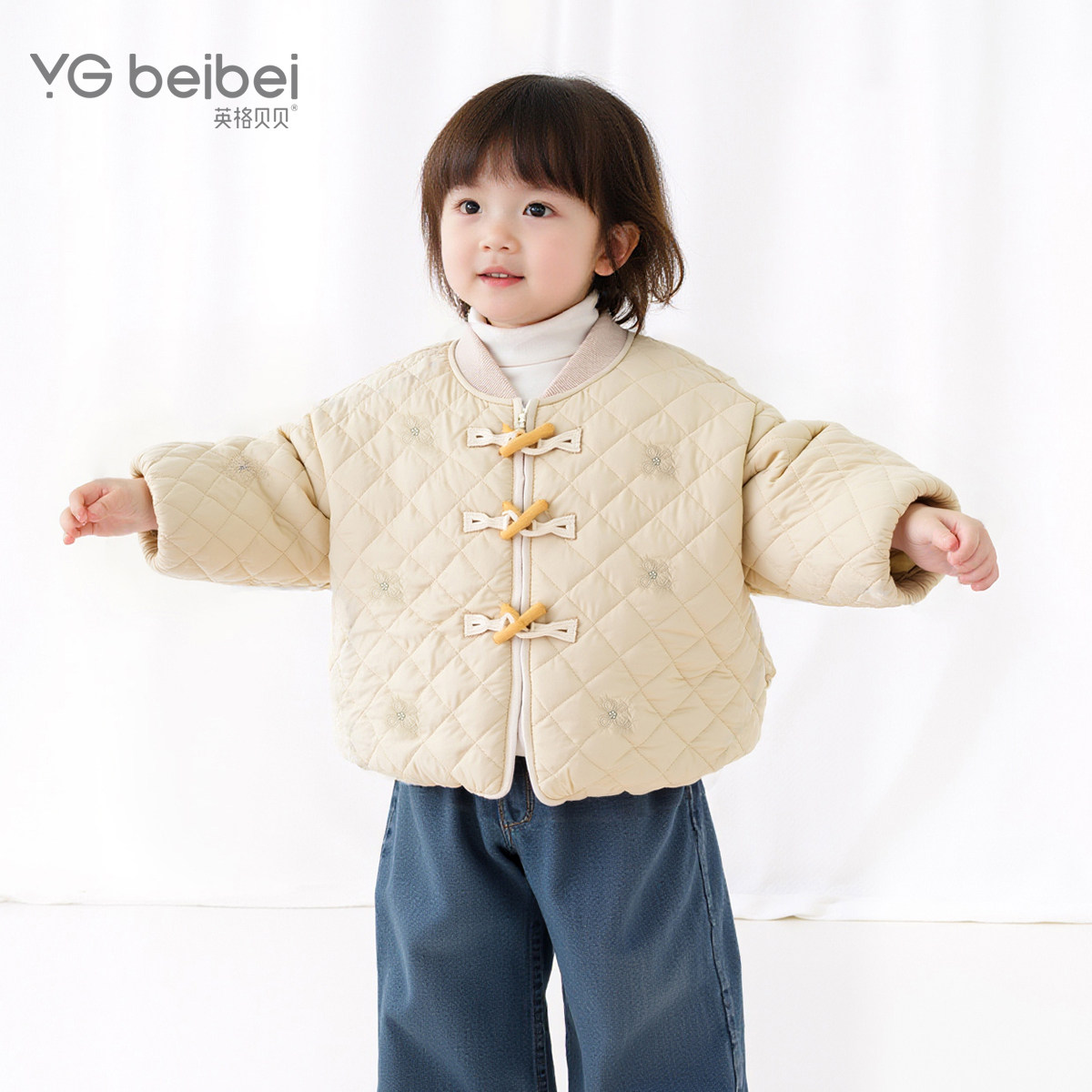 英格贝贝儿童外套女童夹棉棒球领加厚保暖秋冬装宝宝棉服上衣童装,童装/婴儿装/亲子装,棉袄/棉服,淘宝优惠券,粉丝福利购,淘宝优惠卷