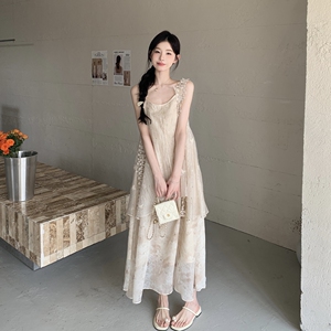 现货 度假风吊带裙2C170--9911--P145控218图片