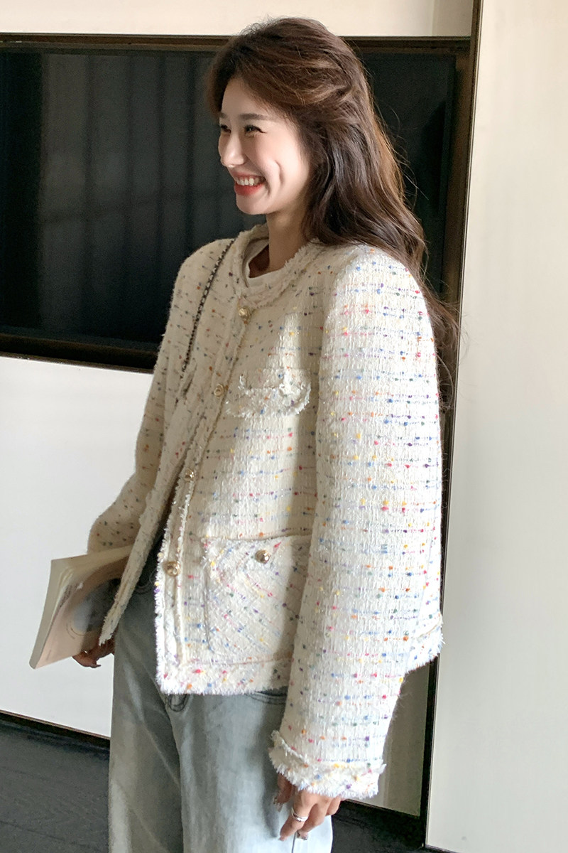 彩虹小香风外套2C170--3003--P145控198,女装短外套,2C170