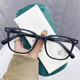 400度 300 复古大框男女可配近视眼镜tr防蓝光有度数成品100 200