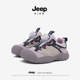 jeep女童鞋 潮 透气网面防滑软底女孩儿童户外运动鞋 子2025秋季 新款